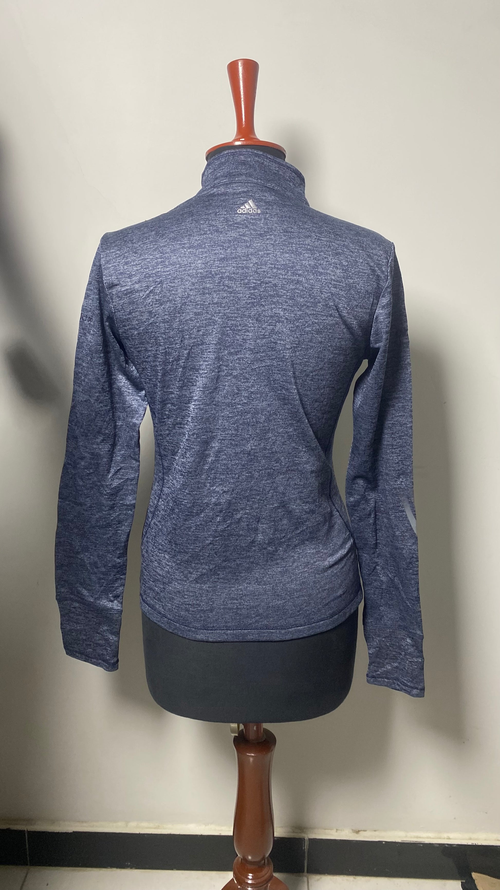 ADIDAS WOMENS 1/4 ZIP TACK TOP