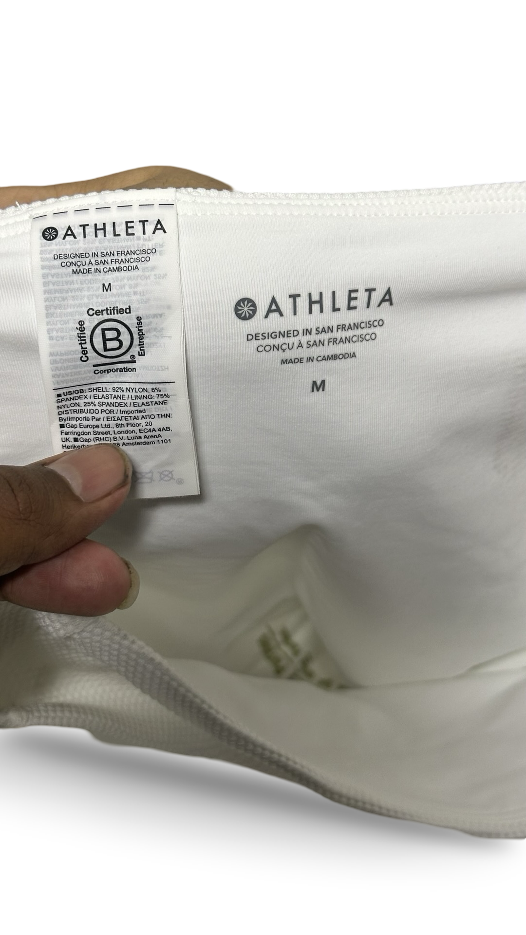 Athleta women’s under wear white New with tags