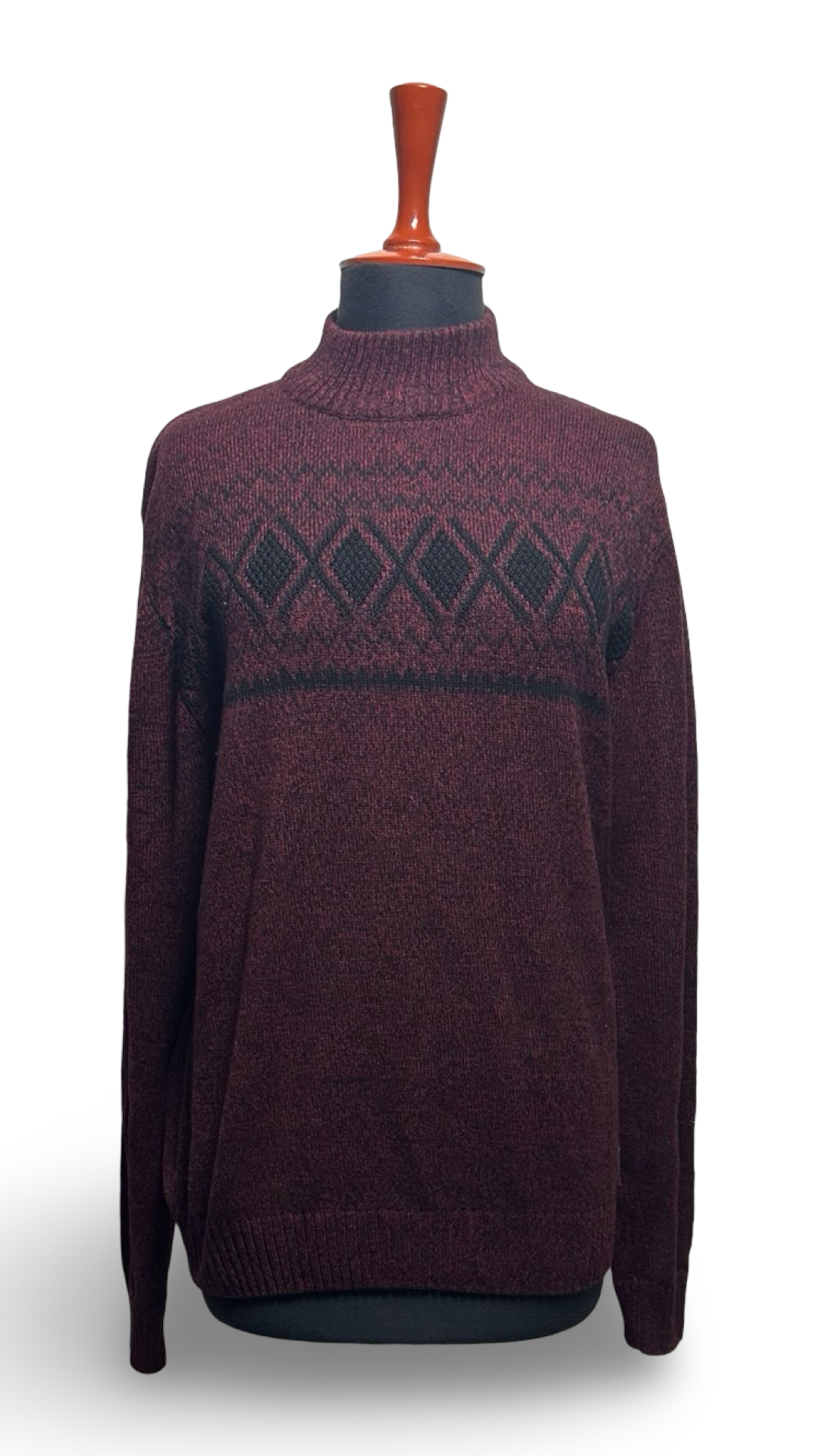 GUESS MENS Herren Pullover strickware maroon size xl