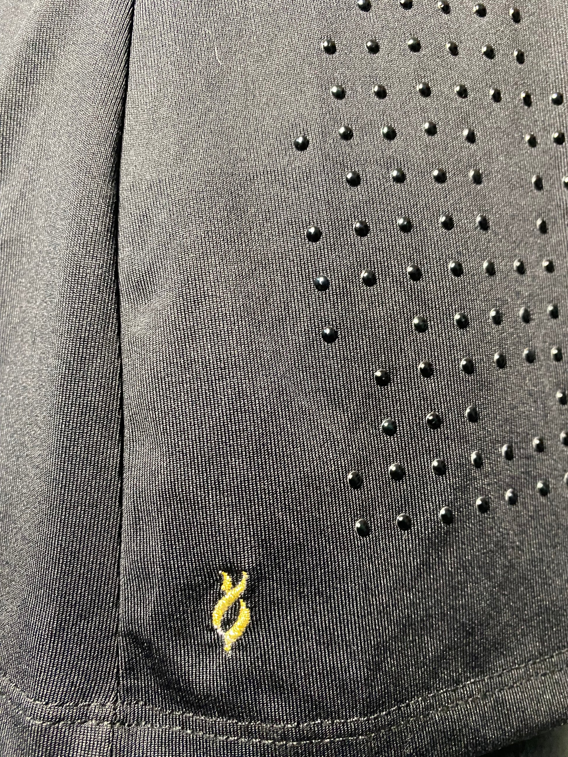 Nancy Lopez Polo Gold Black Polka Dot