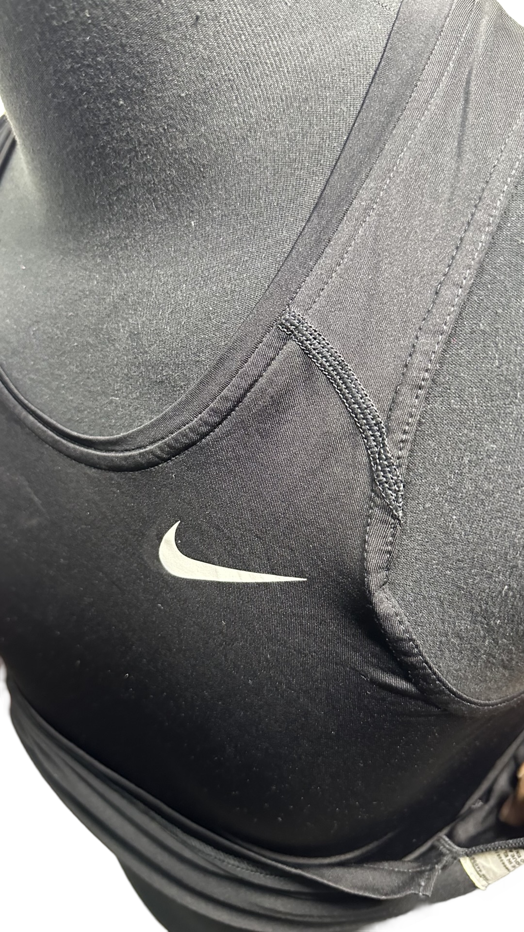 Nike Pro Men's Compression Tank Top Singlet Running Lifting Gym Fitness - Black