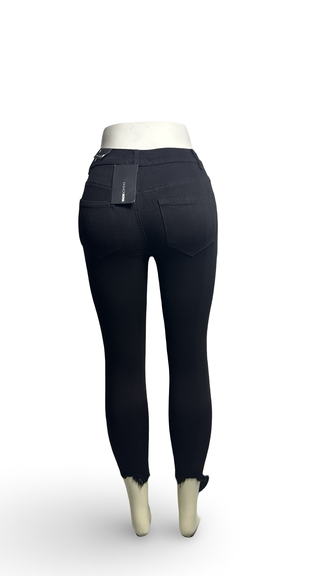 Fashion Nova Women’s Ripped skinny jeans black new with tags