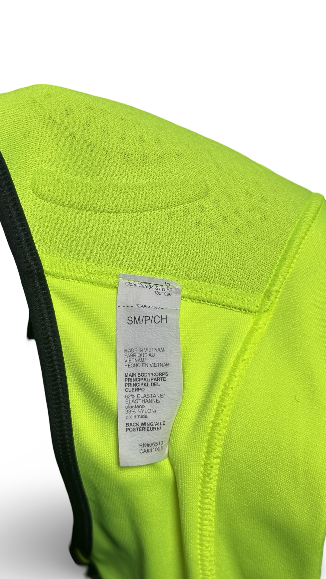 UNDER ARMOUR SPORTS BRA NEON GREEN