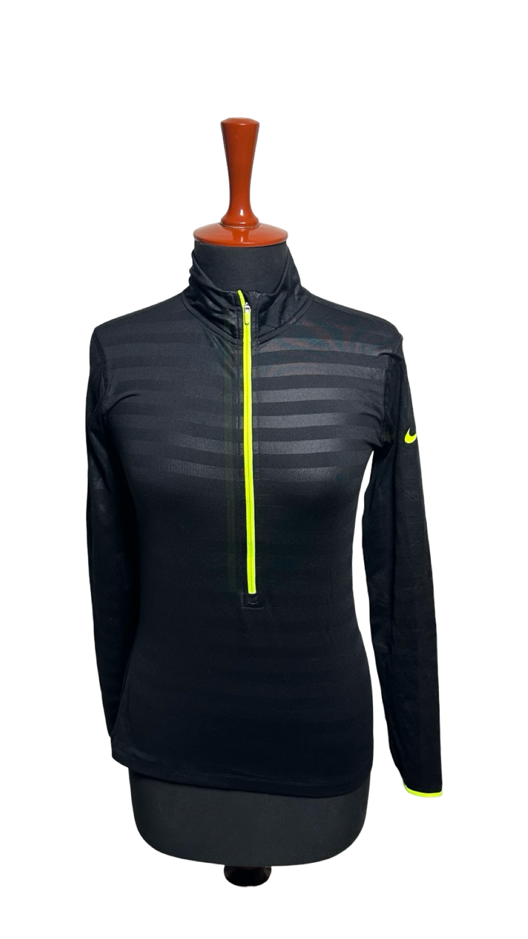 Womens SM Nike PRO Dri-FIT 1/2 Zip Light Fleece Long Sleeve Pullover Shirt EUC!