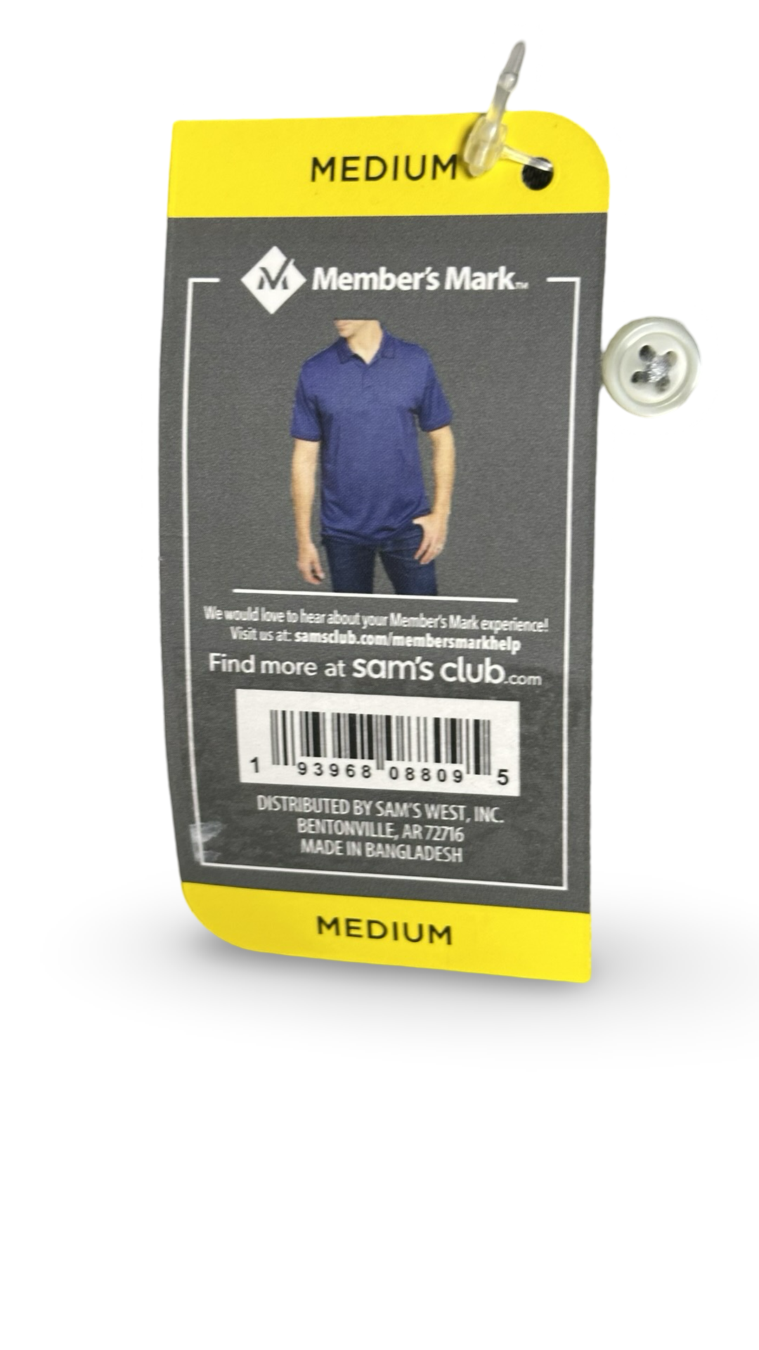 MEMBERS MARKS MENS CLASSIC POLO