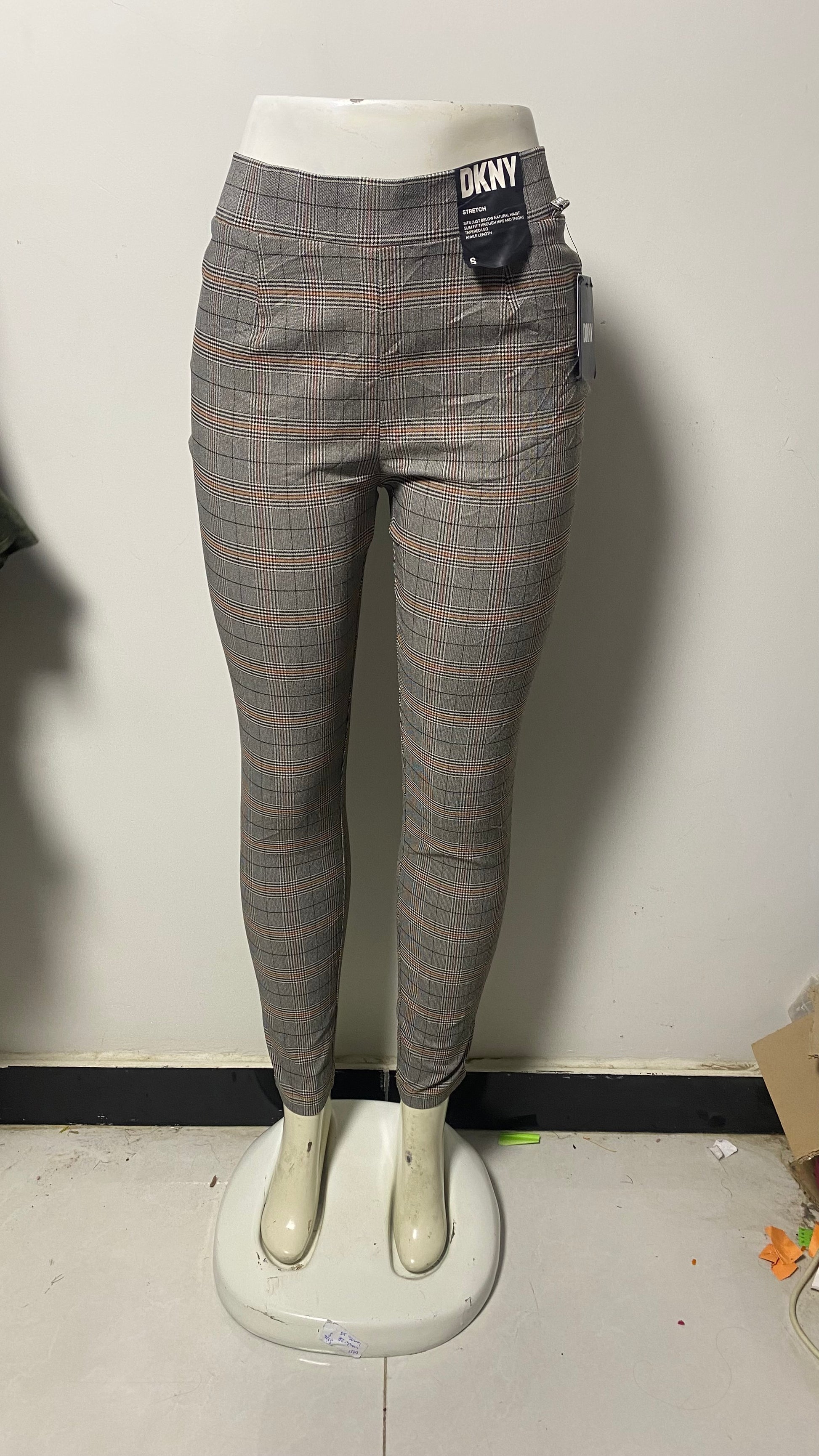 DKNY WOMENS CHECK PANT