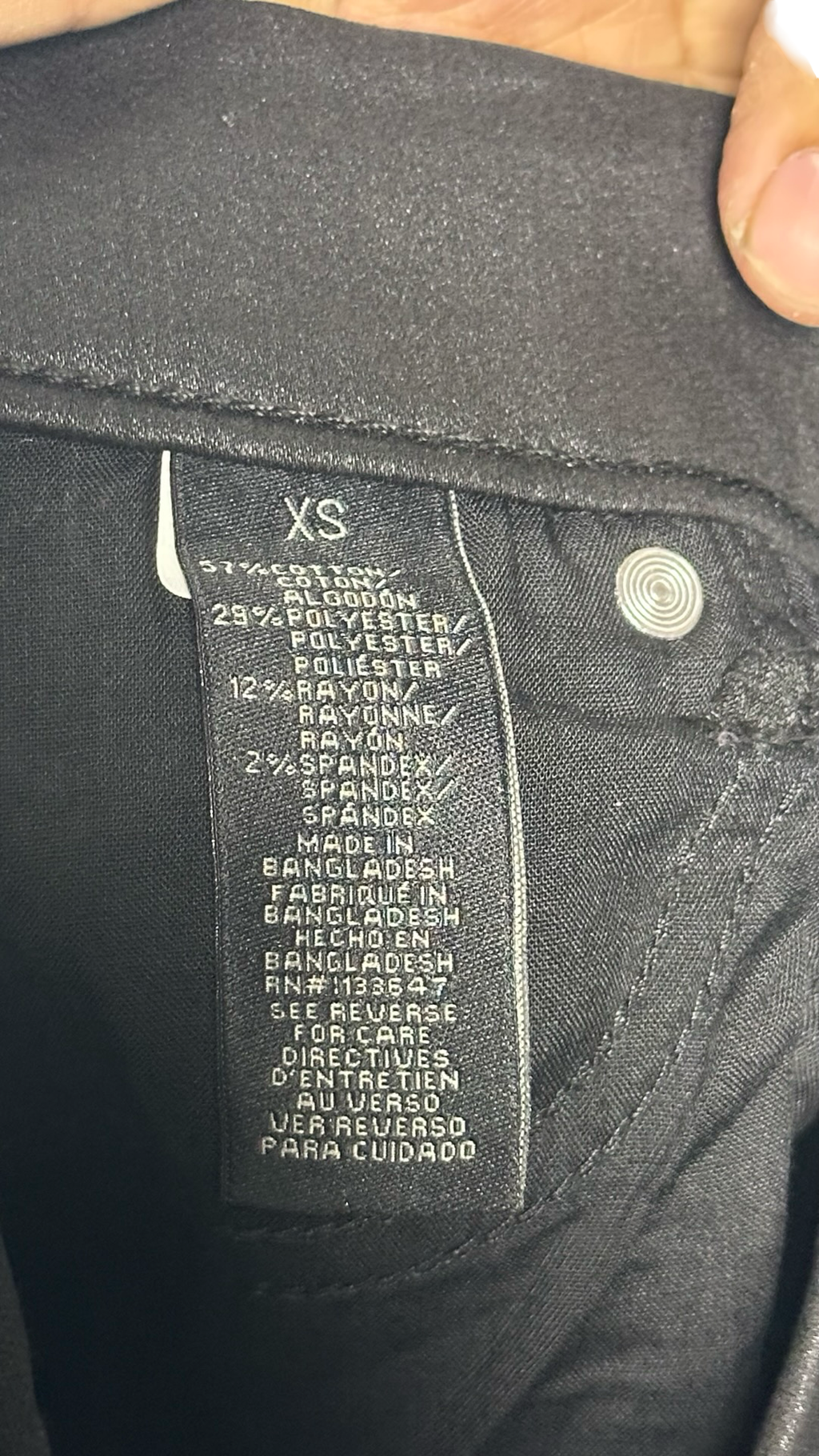 Kendall + Kylie The Jogger Coated Black Jeans Size XS Gathered Bottom
