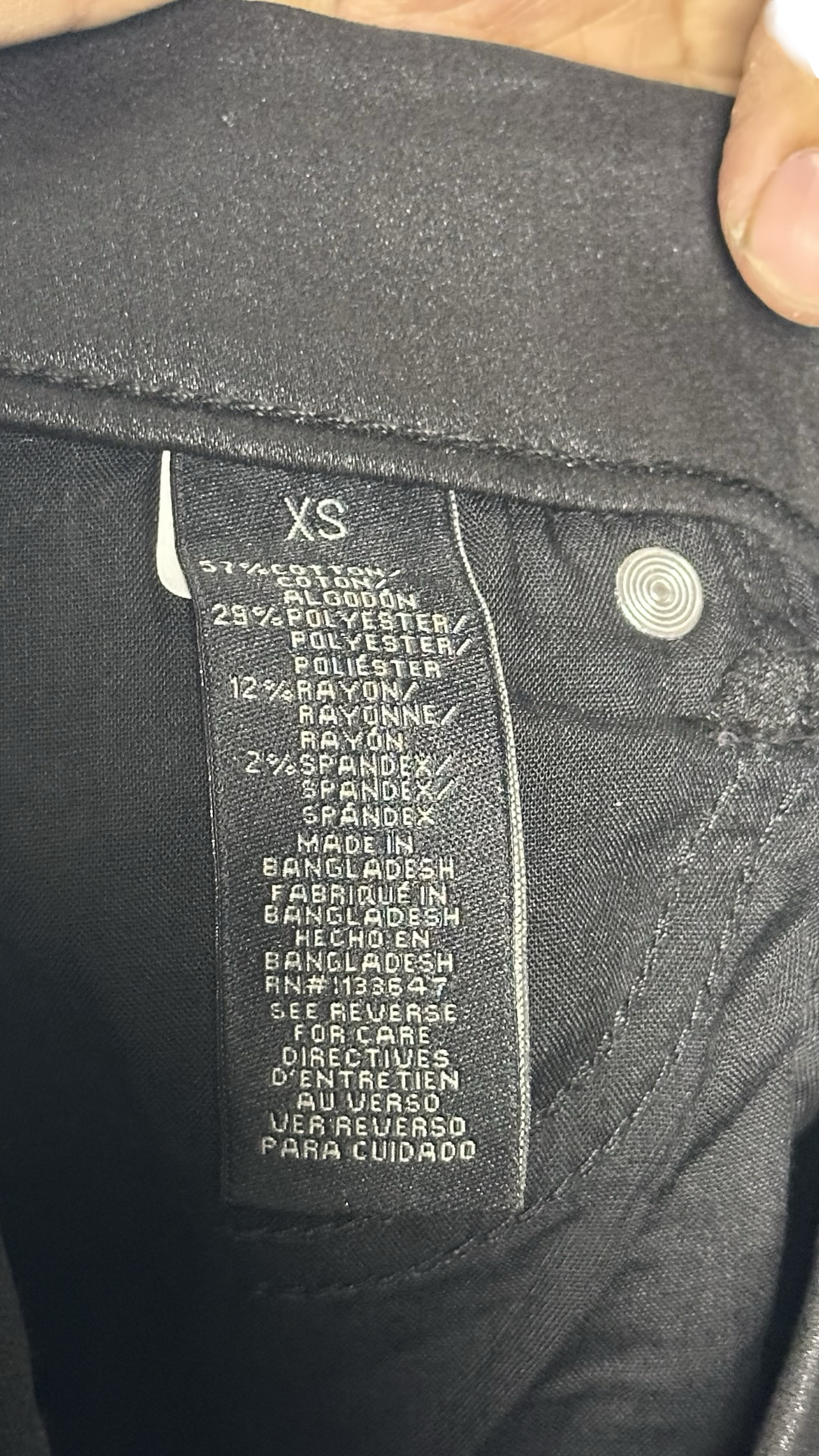 Kendall + Kylie The Jogger Coated Black Jeans Size XS Gathered Bottom