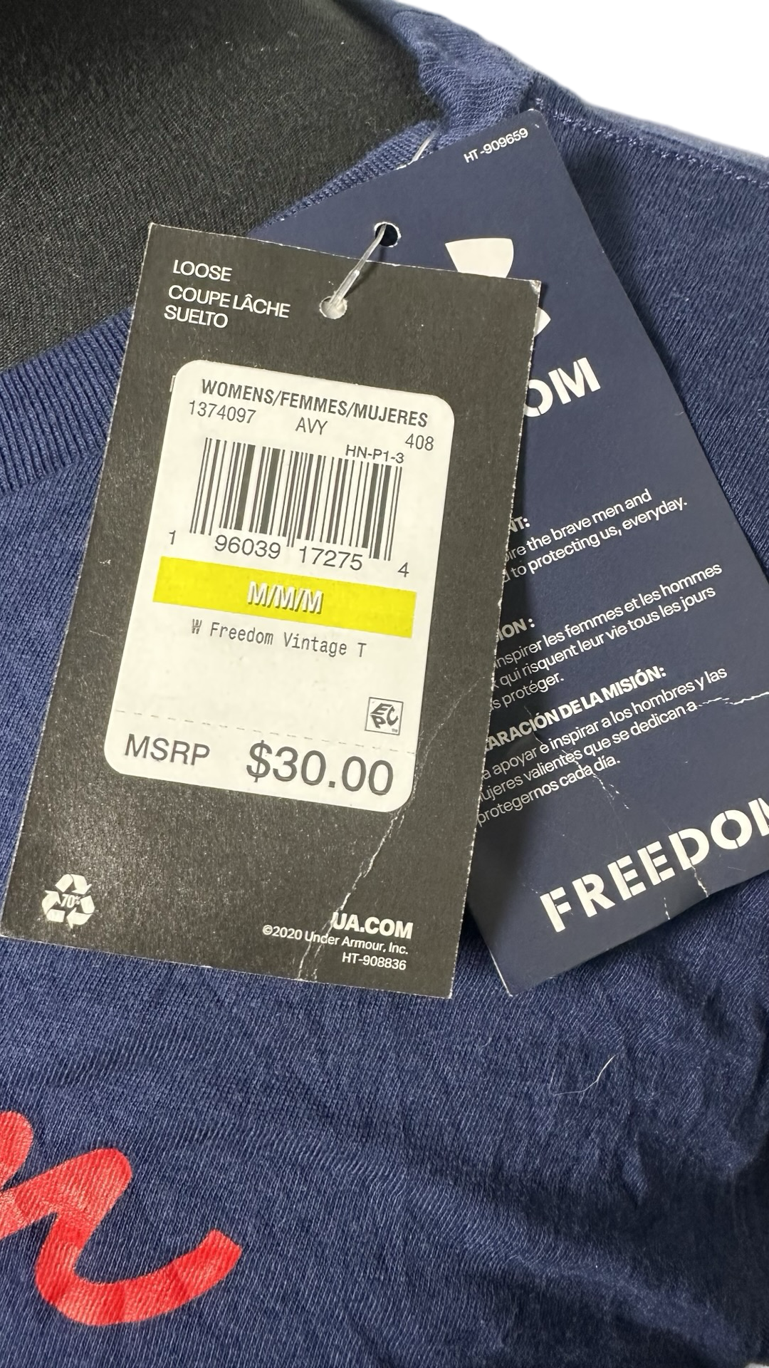 UNDER ARMOUR WOMNS T-SHIRT