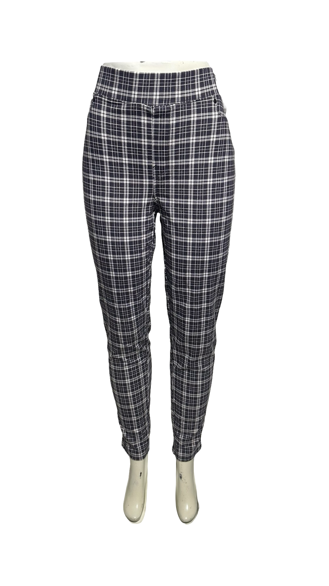 Seven Women’s checkered pant grey xl size new with tags