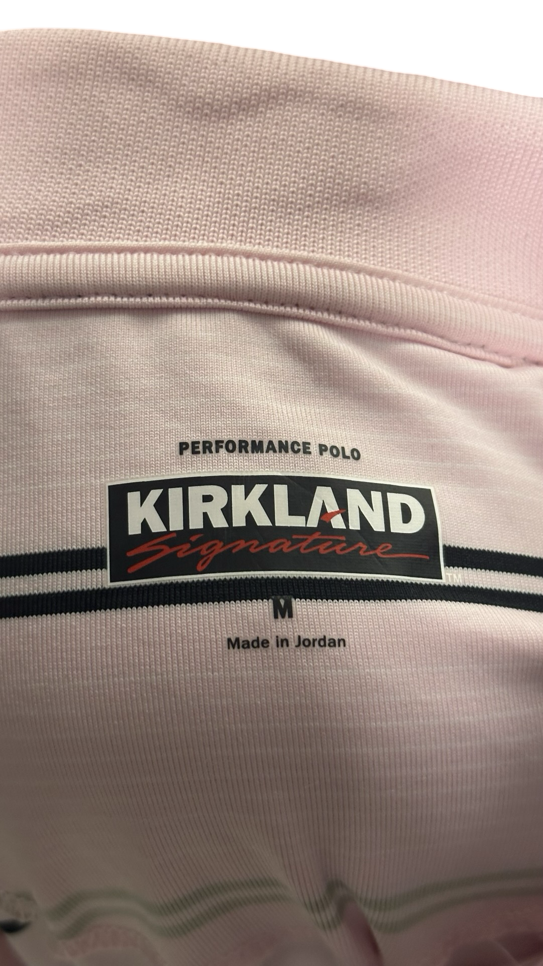 KIRKLAND SIGNATURE MENS PERFORMANCE 3 BUTTON POLO