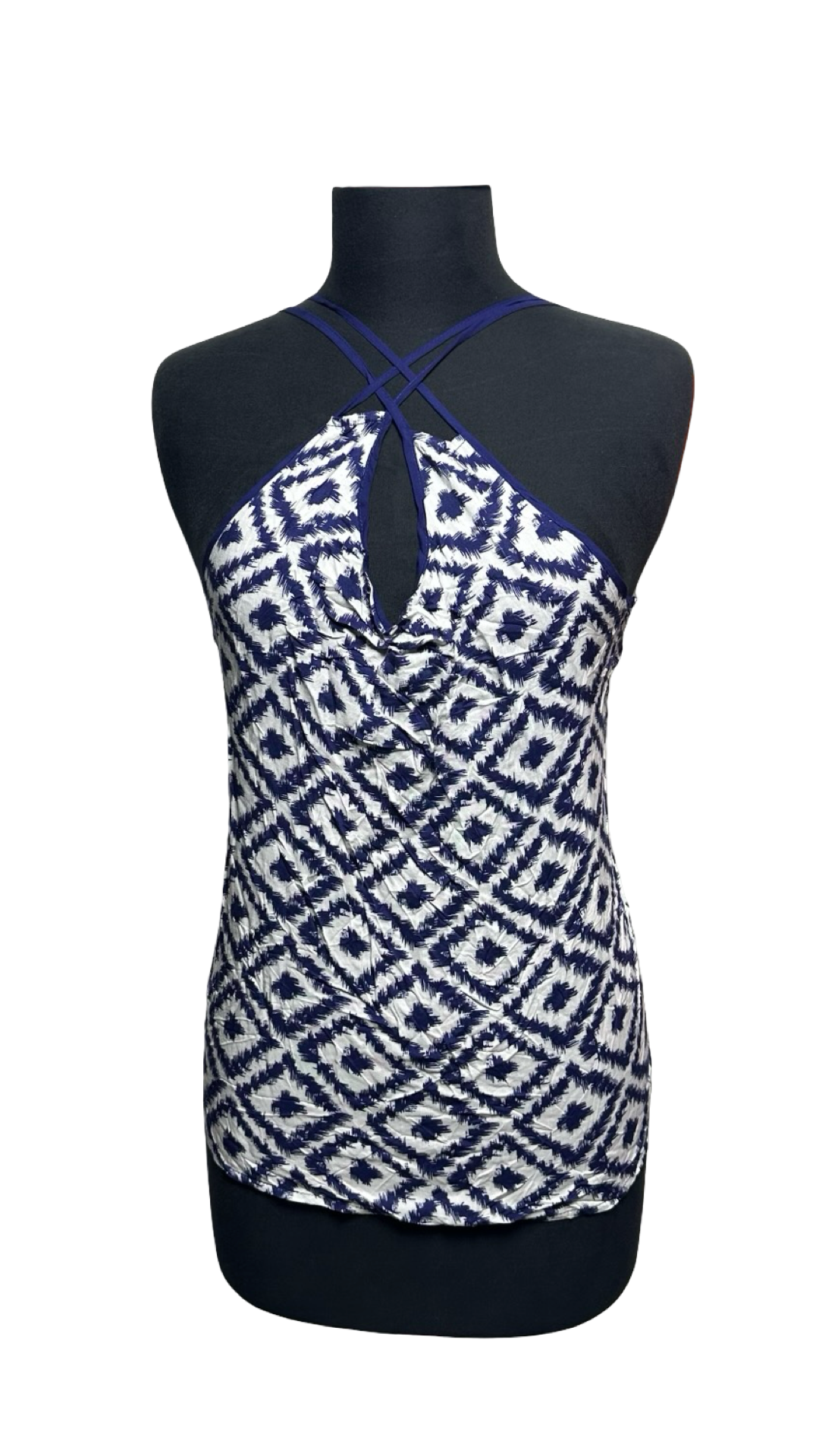 paper moon women’s Y2K sleeveless halter neck tank top