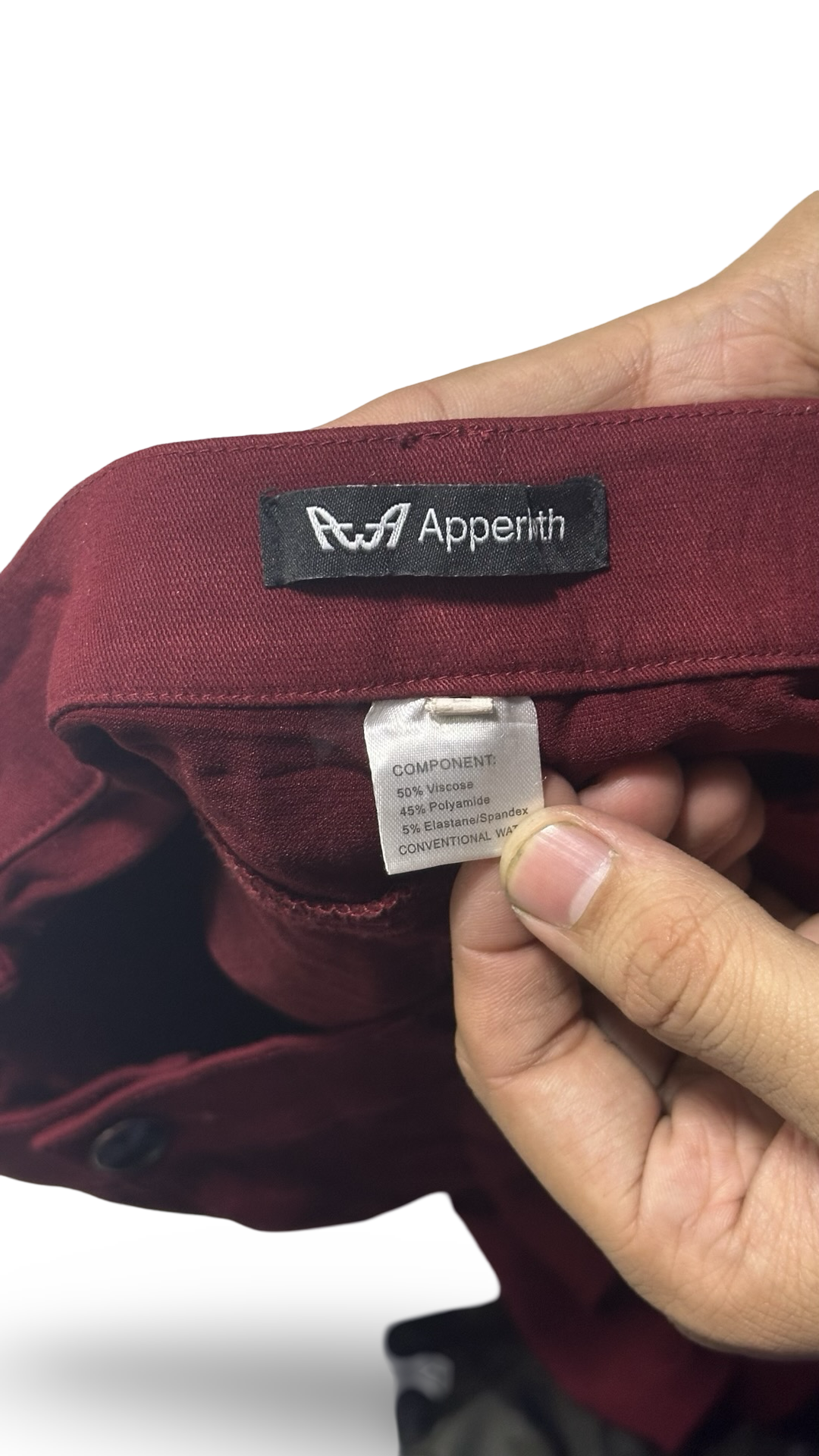 Apperloth Elastic waist Pant Red For Women’s