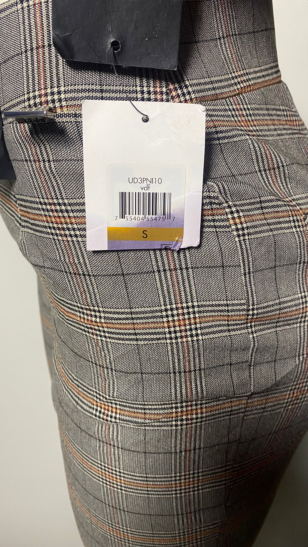 DKNY WOMENS CHECK PANT