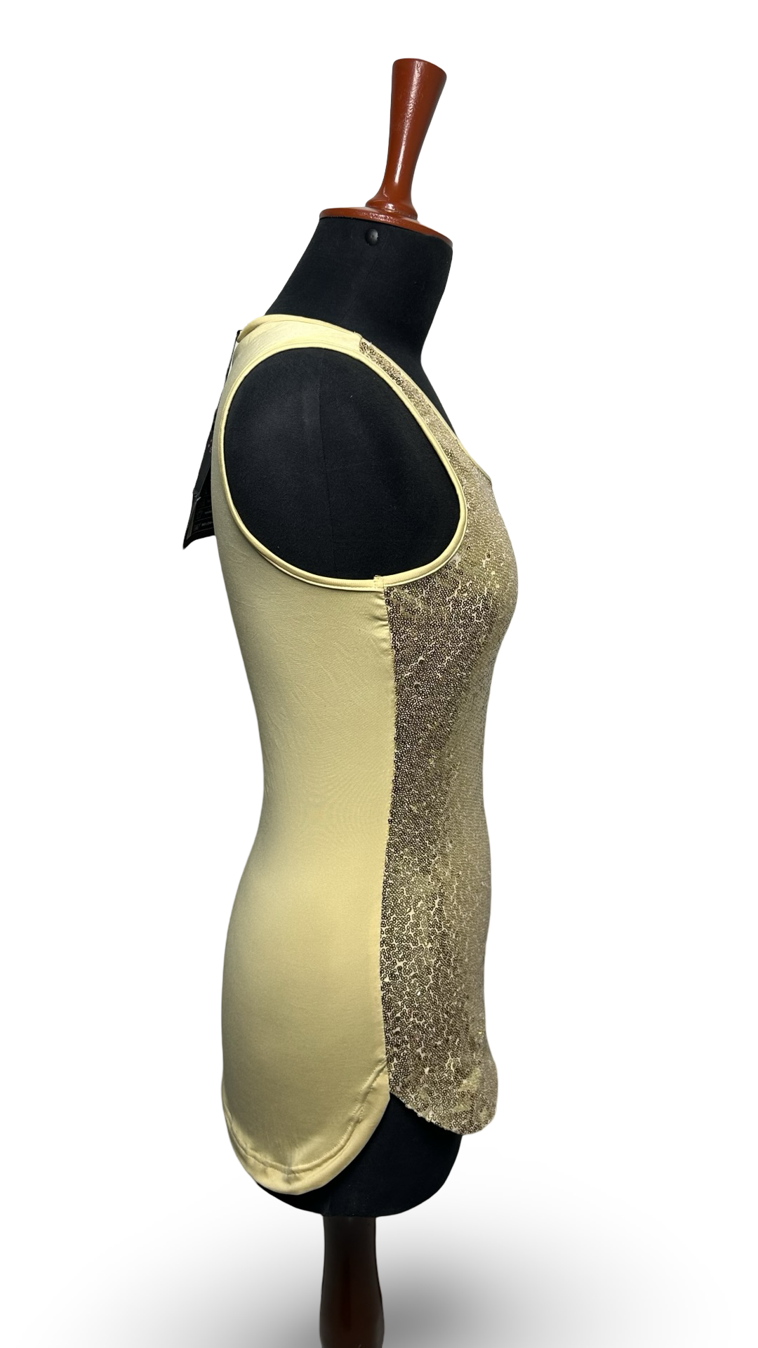 WOMENS GLITTER SLEEVELESS SEQUIN DRESS
