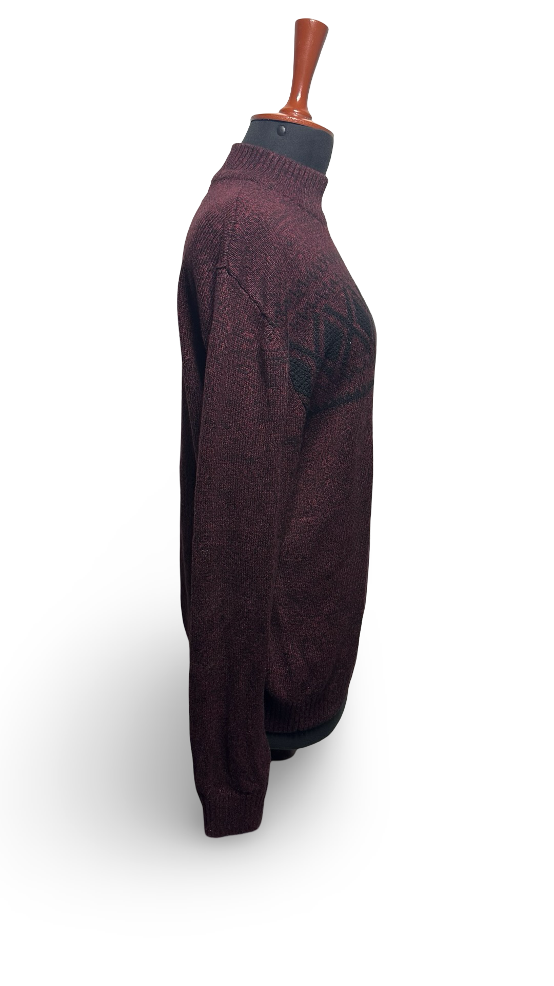 GUESS MENS Herren Pullover strickware maroon size xl