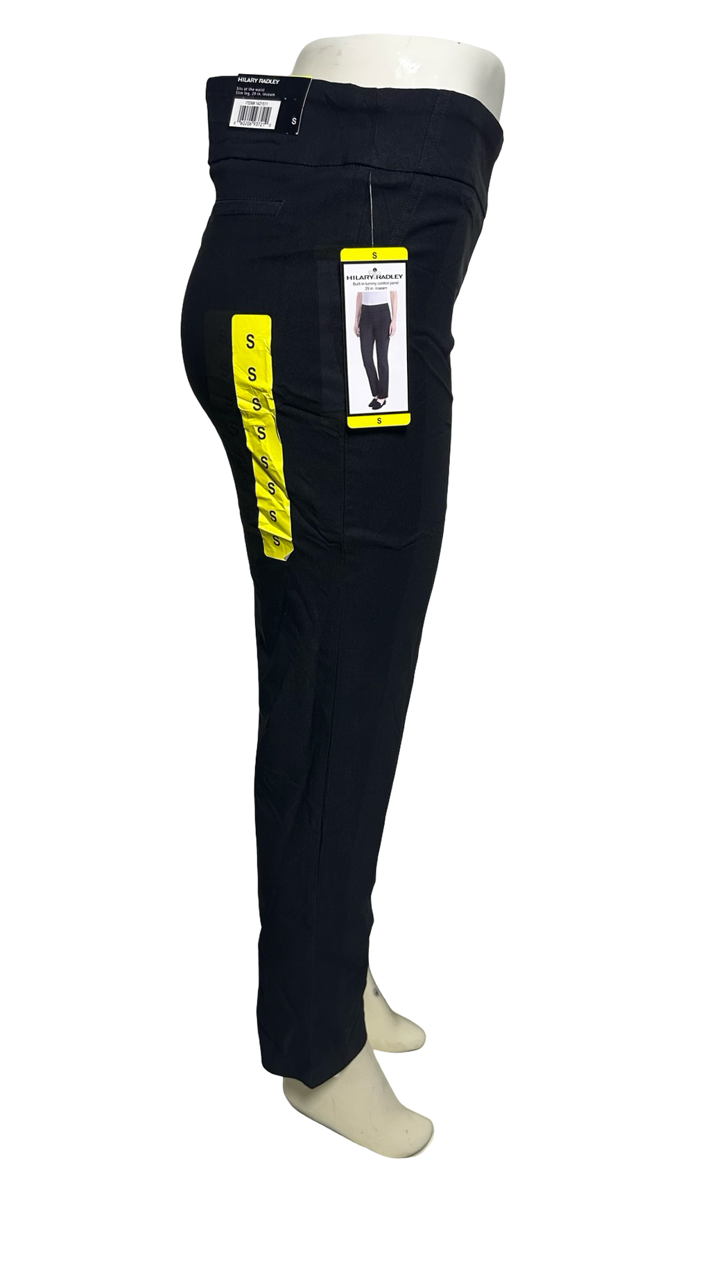 Hilary Radley women’s elastic pant black size small NWT