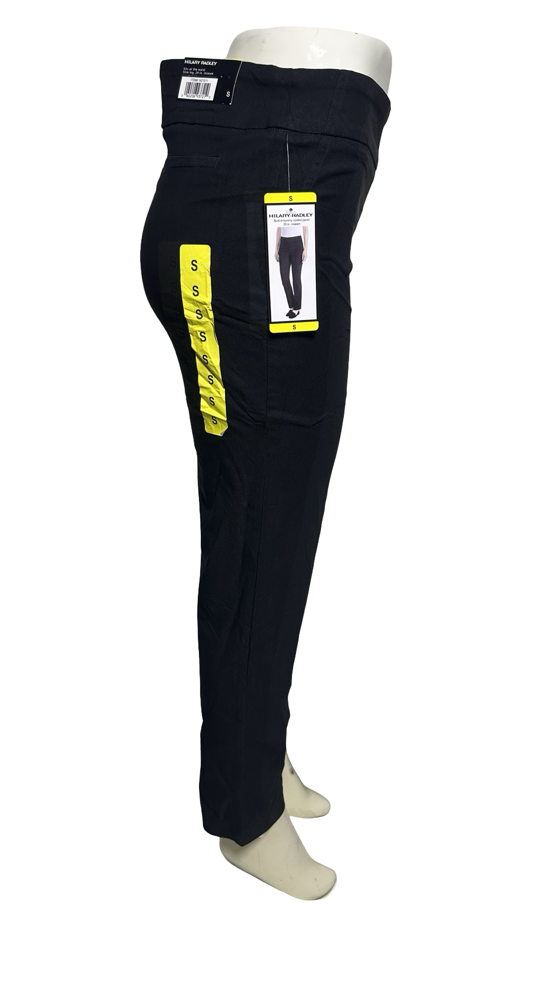 Hilary Radley women’s elastic pant black size small NWT