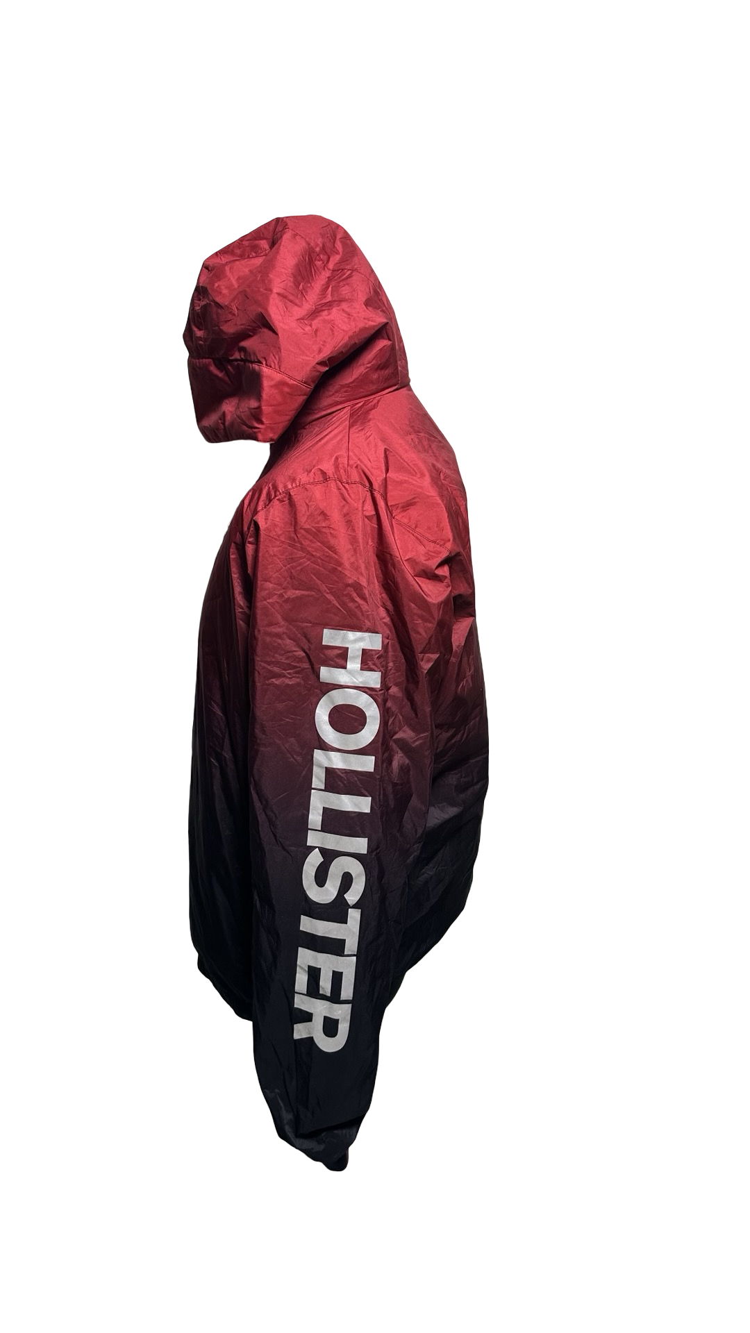 Men's Red Fleece-lined Logo Sport Hoodie