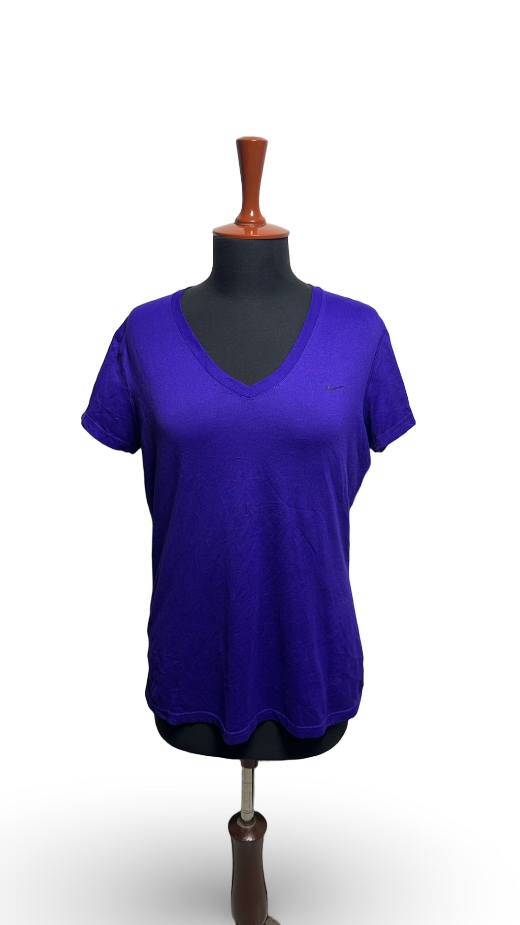 NIKE WOMENS DRI FIT T-SHIRT PURPLE