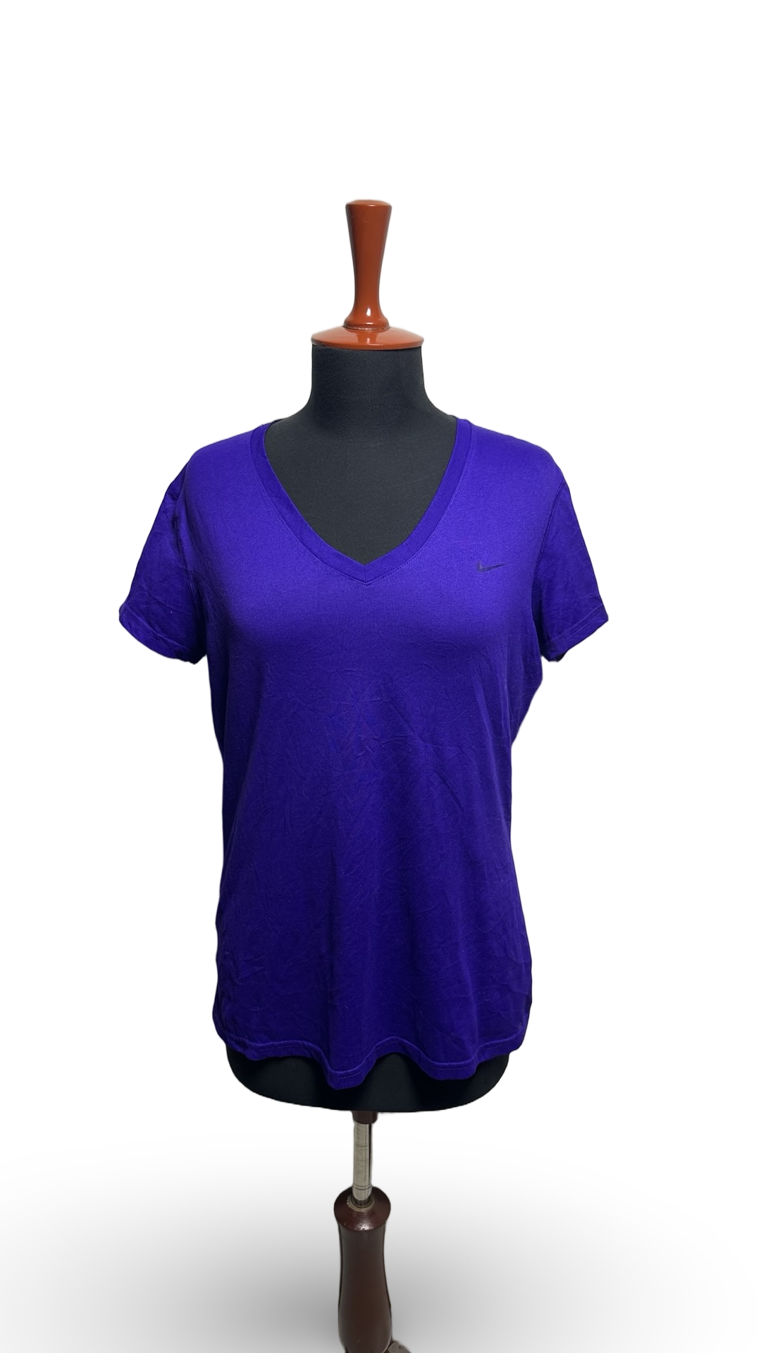 NIKE WOMENS DRI FIT T-SHIRT PURPLE