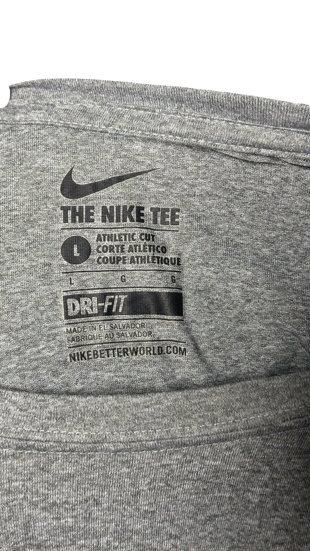 Nike Dri-Fit long sleeve Active Wear shirt for men Grey
