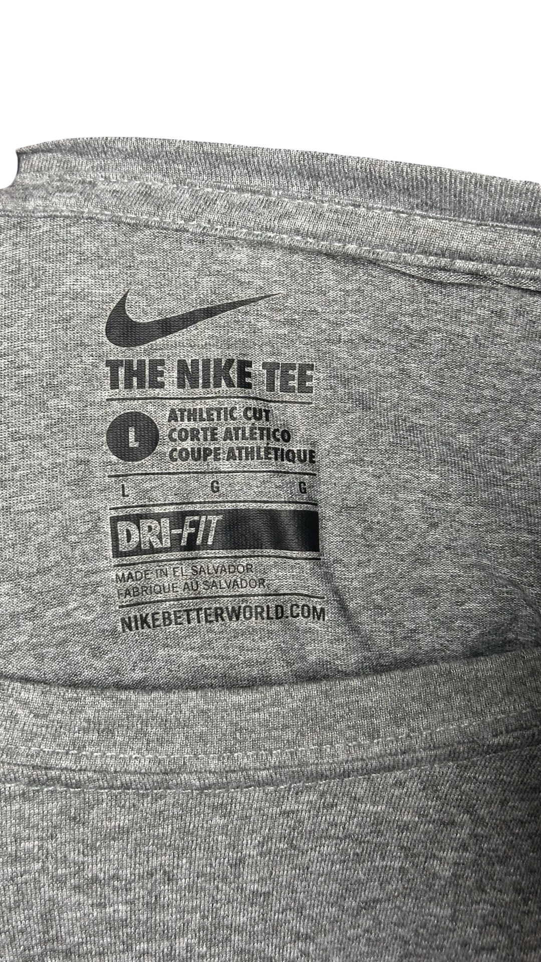 Nike Dri-Fit long sleeve Active Wear shirt for men Grey