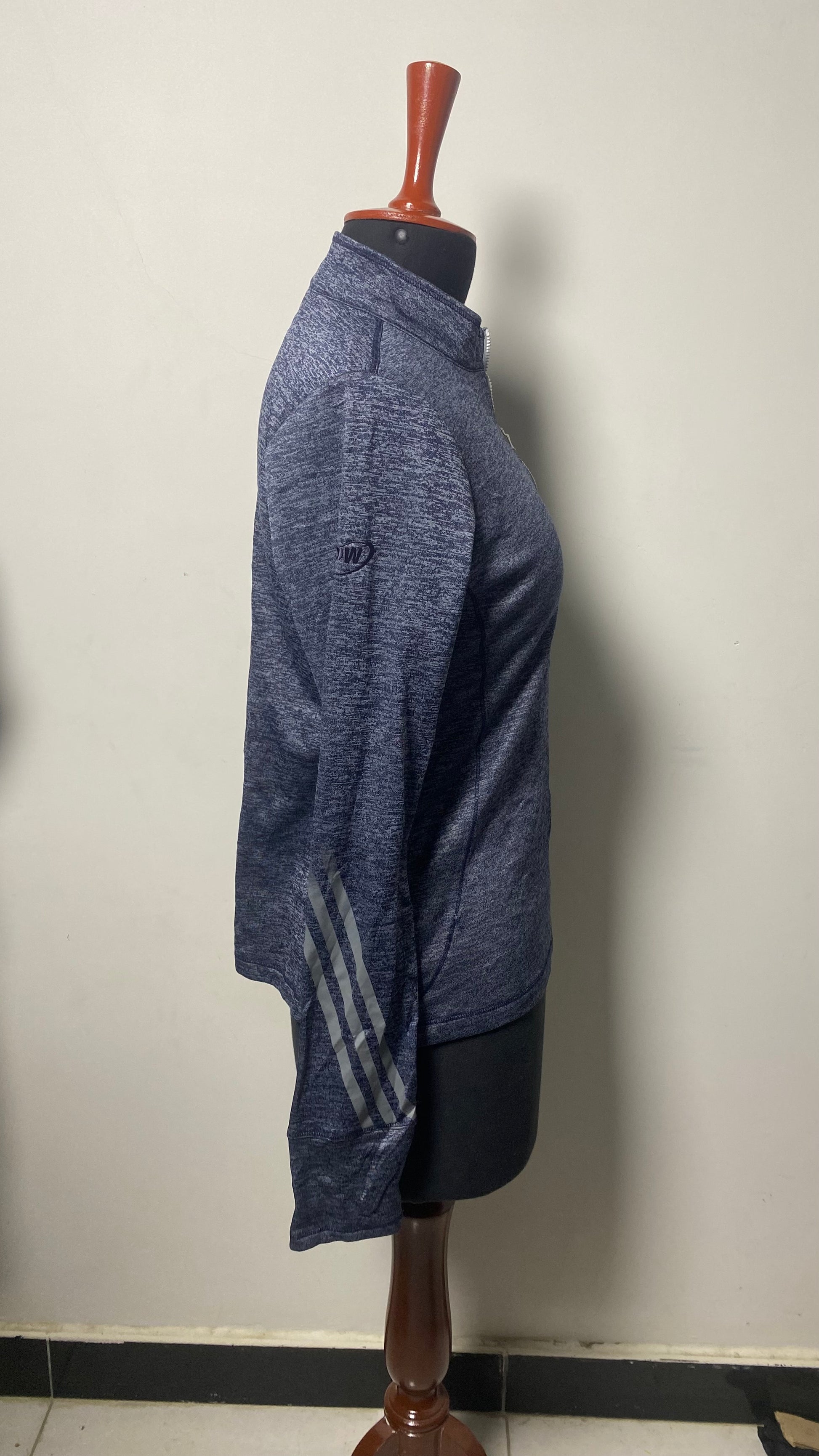 ADIDAS WOMENS 1/4 ZIP TACK TOP