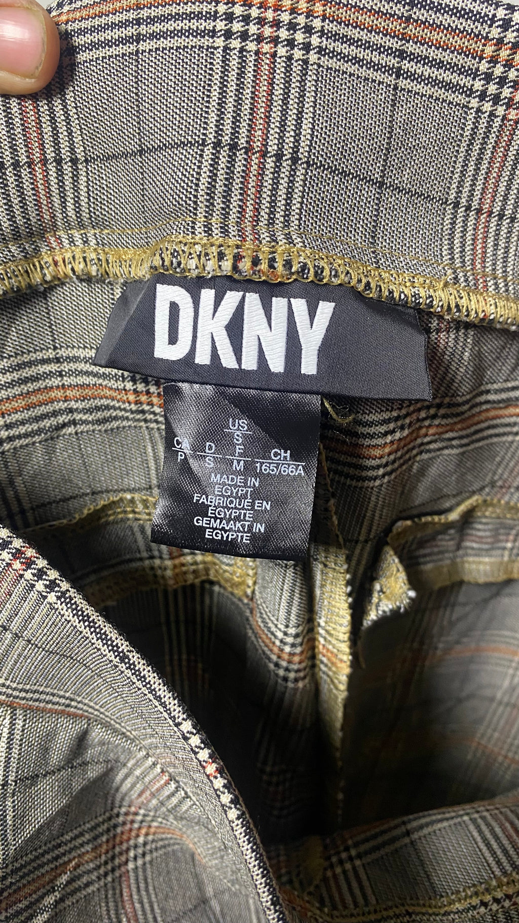 DKNY WOMENS CHECK PANT