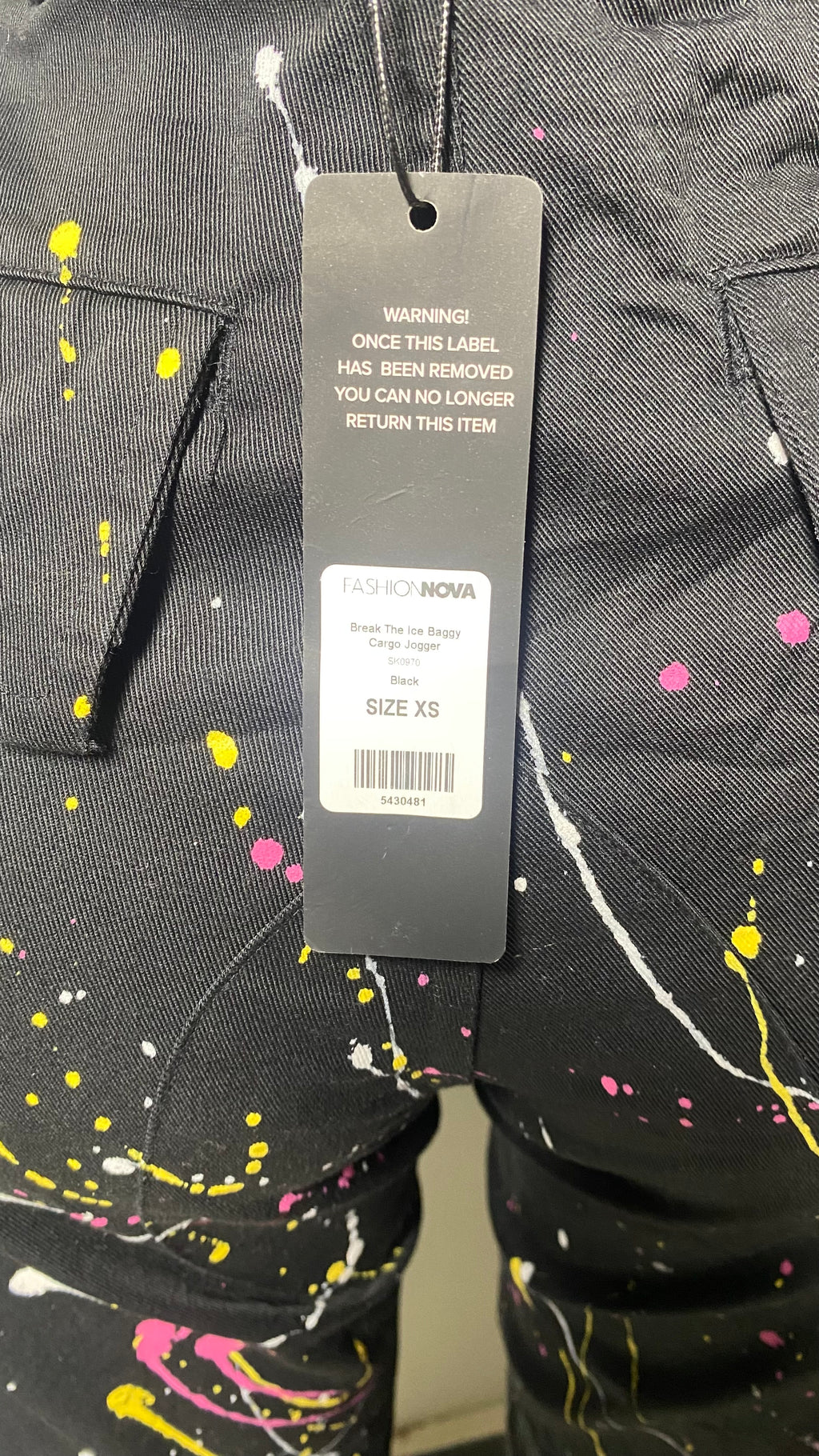 FASHION NOVA WOMENS CARGO JEANS