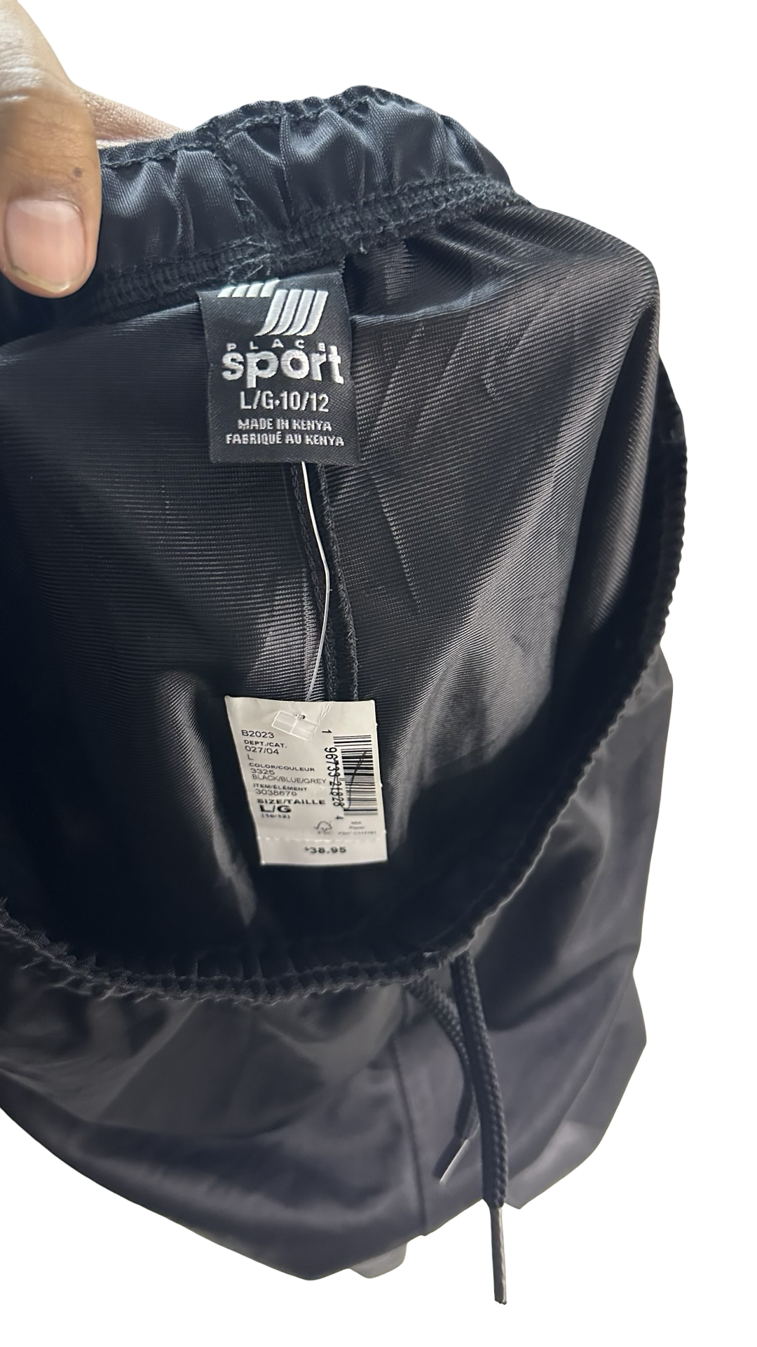 PLACE BOYS ACTIVE WEAR BLACK SHORT SIZE 10/12 YEARS