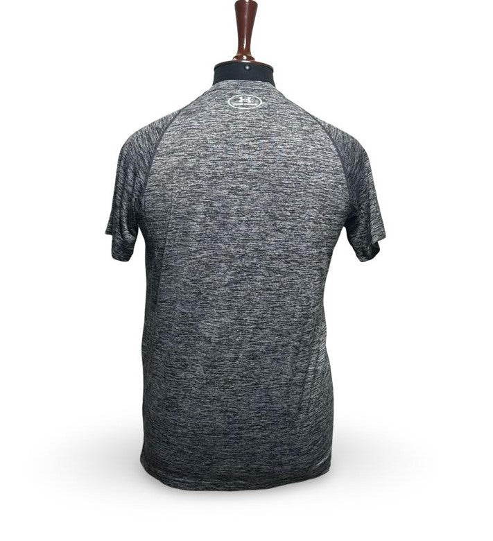 Under Armour Basic Short Sleeve Gray Solid Crew Neck T-shirt