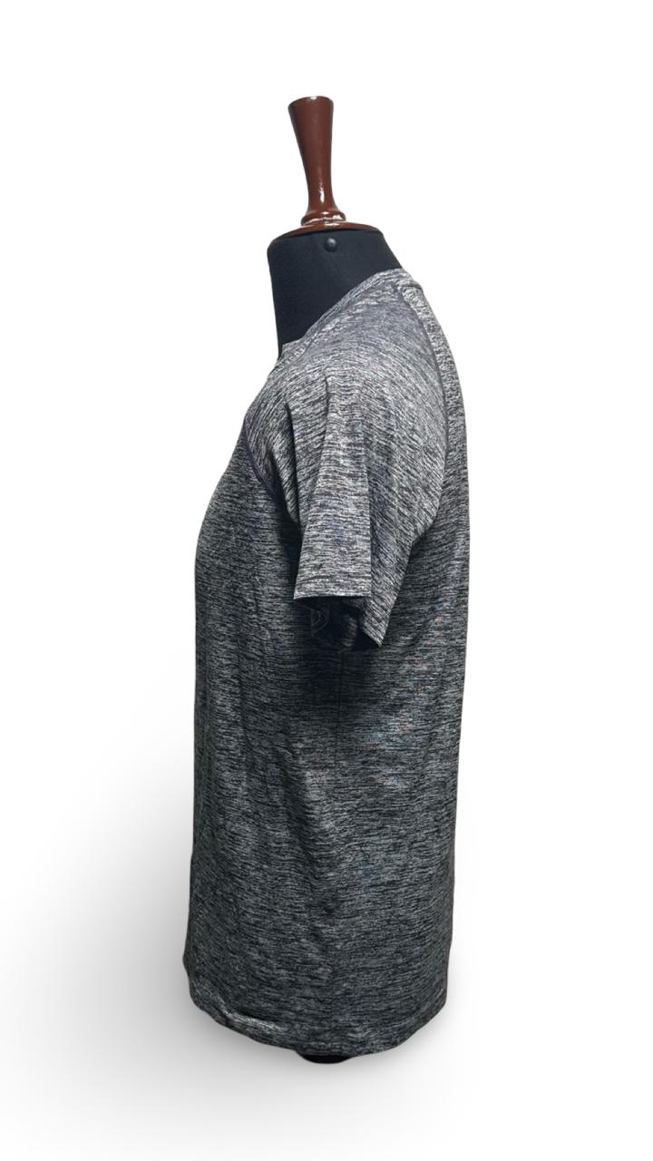 Under Armour Basic Short Sleeve Gray Solid Crew Neck T-shirt