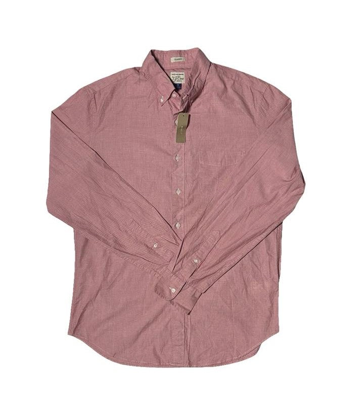 J Crew Men's Organic Cotton Secret Wash Stretch Shirt