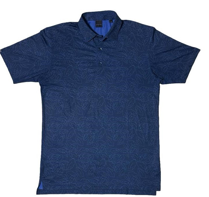 Dunning Golf Polo Shirt Mens Navy Blue