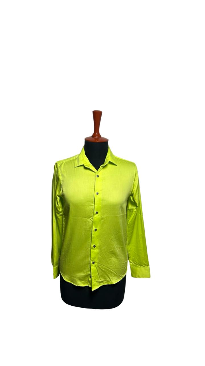 ZARA Women’s Green long sleeve shirt