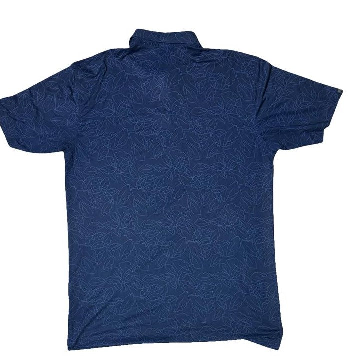 Dunning Golf Polo Shirt Mens Navy Blue