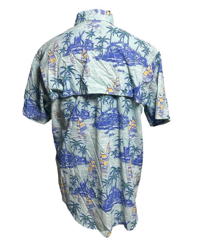 IZOD Saltwater Performance Mens Button Up Fishing Shirt