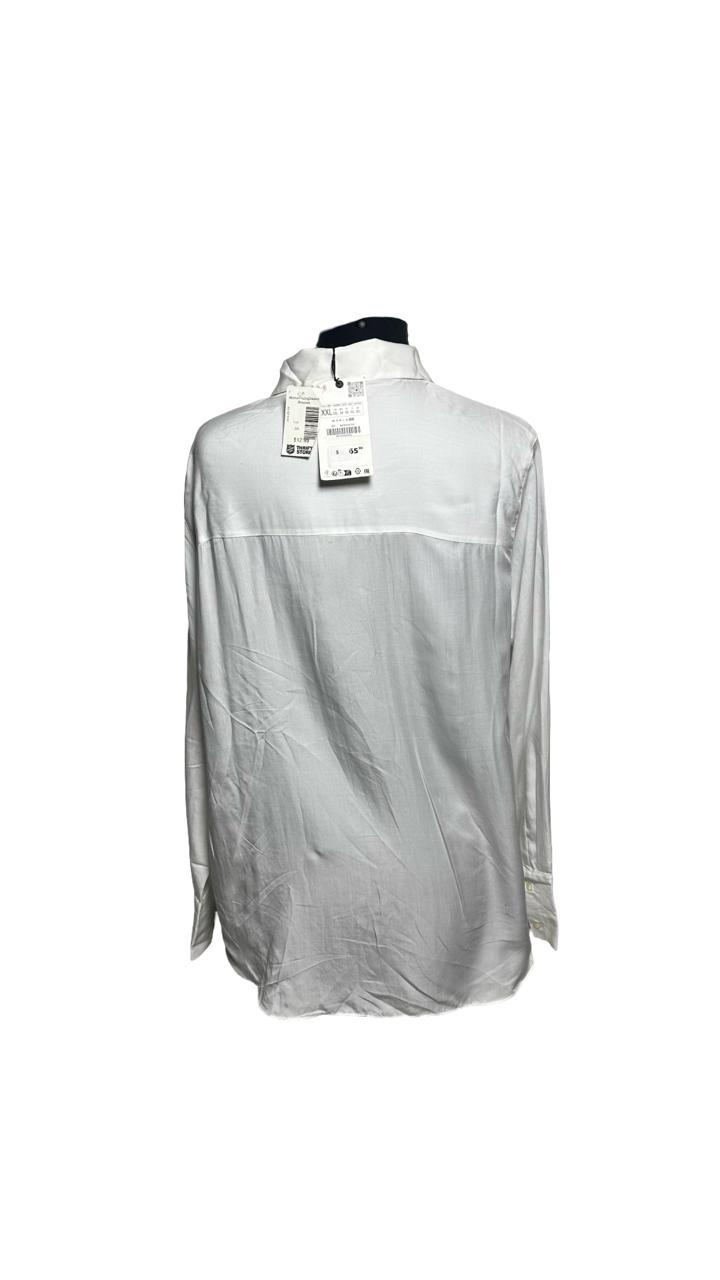ZARA Collared white women's shirt