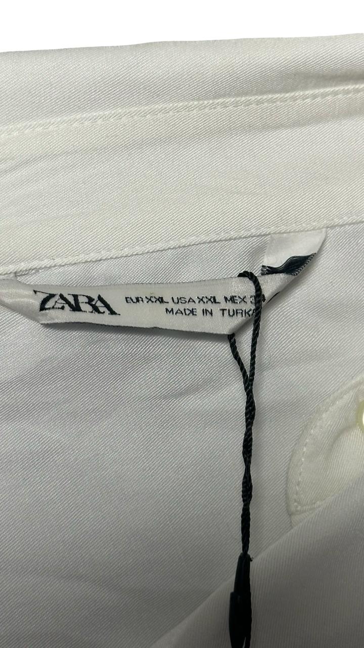 ZARA Collared white women's shirt