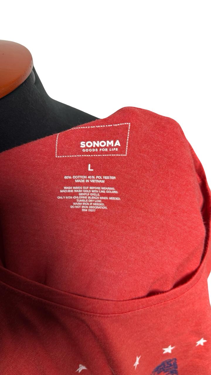 SONOMA Women's T-Shirt American Flag