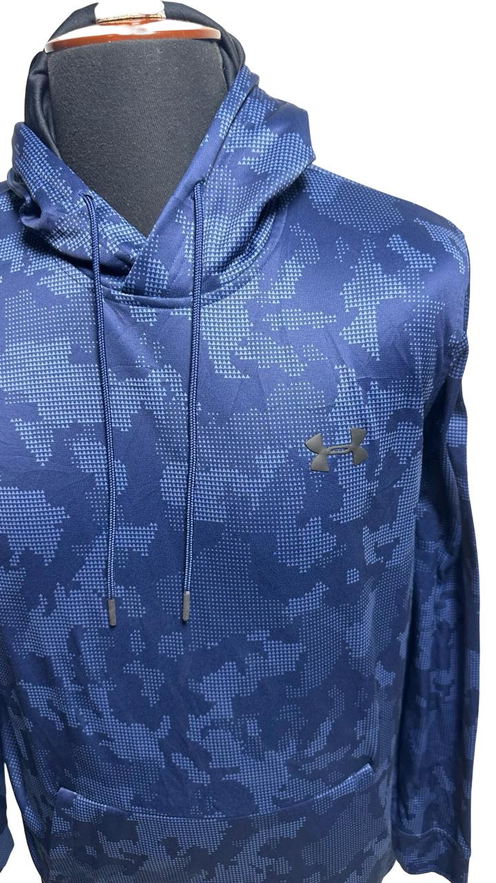 UNDER ARMOUR Mens cold gear hoodie navy blue