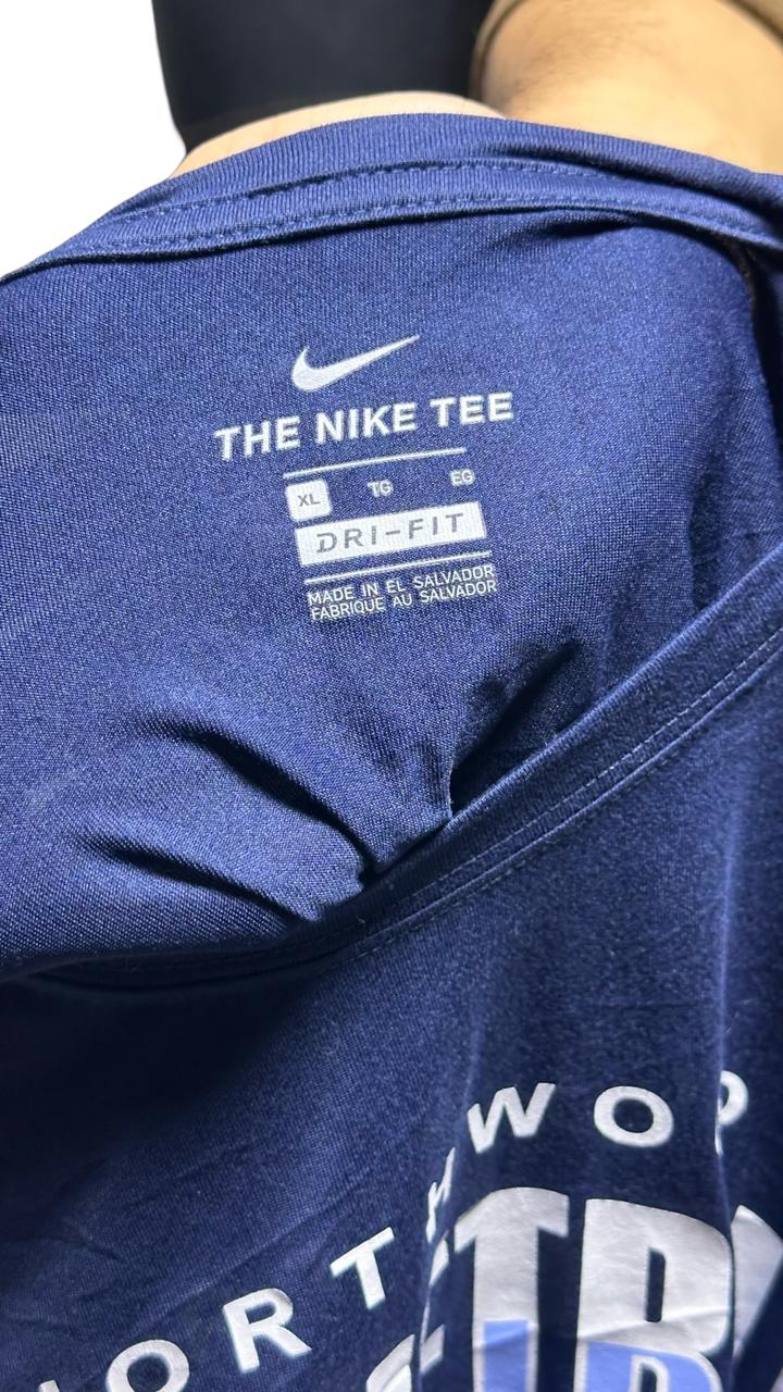 Mens Nike Basketball Navy Blue Short Sleeve Tshirt Size Large