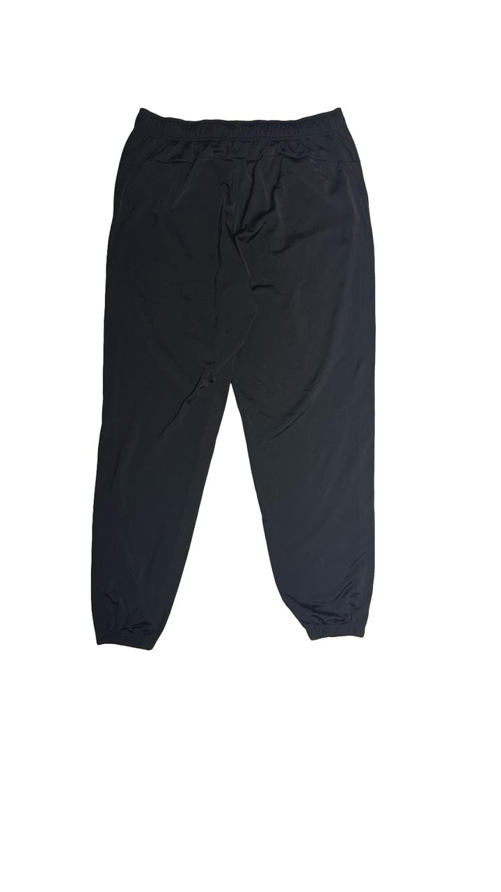 Puma Mens Joggers Black Medium Tape Logo Regular Fit Fleece Pants