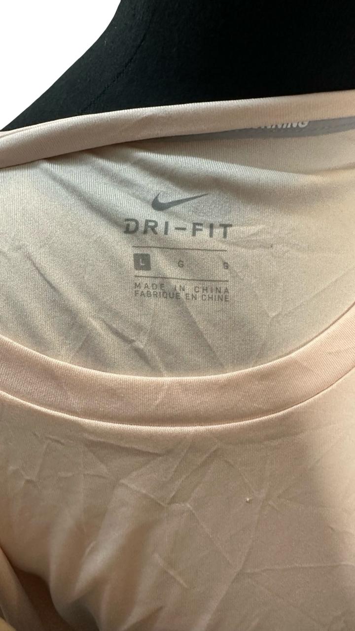 NIKE DRI FIT PEACH T SHIRT