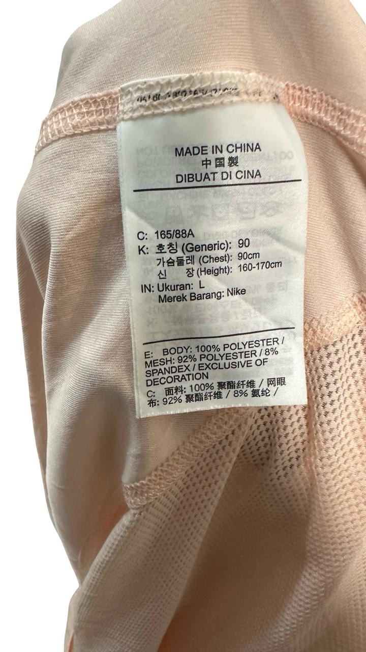 NIKE DRI FIT PEACH T SHIRT