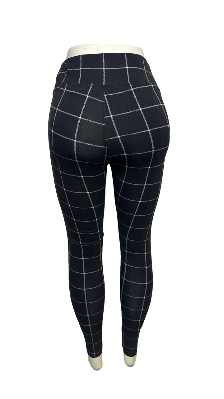 STREET WEAR SOCIETY Full Length Signature Waist ZIPPER Pocket Legging Black
