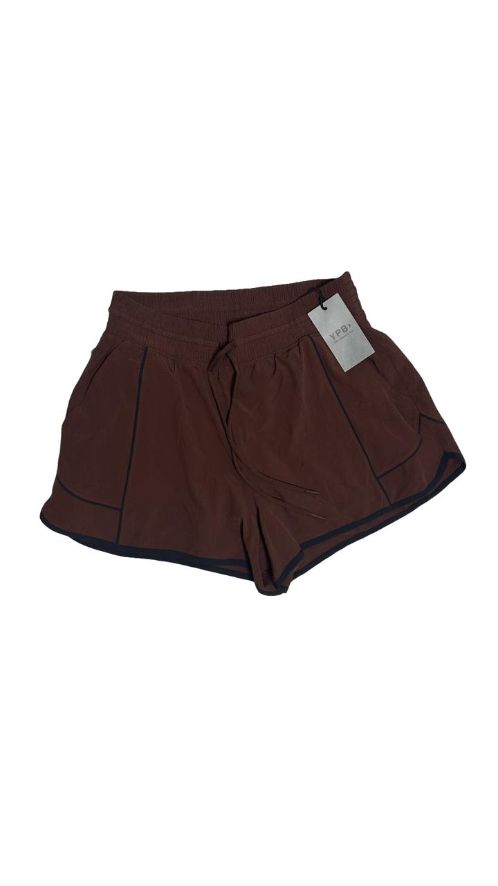 Abercrombie & Fitch XXL YPB Running Shorts W Bike Short Lining Brown Multi