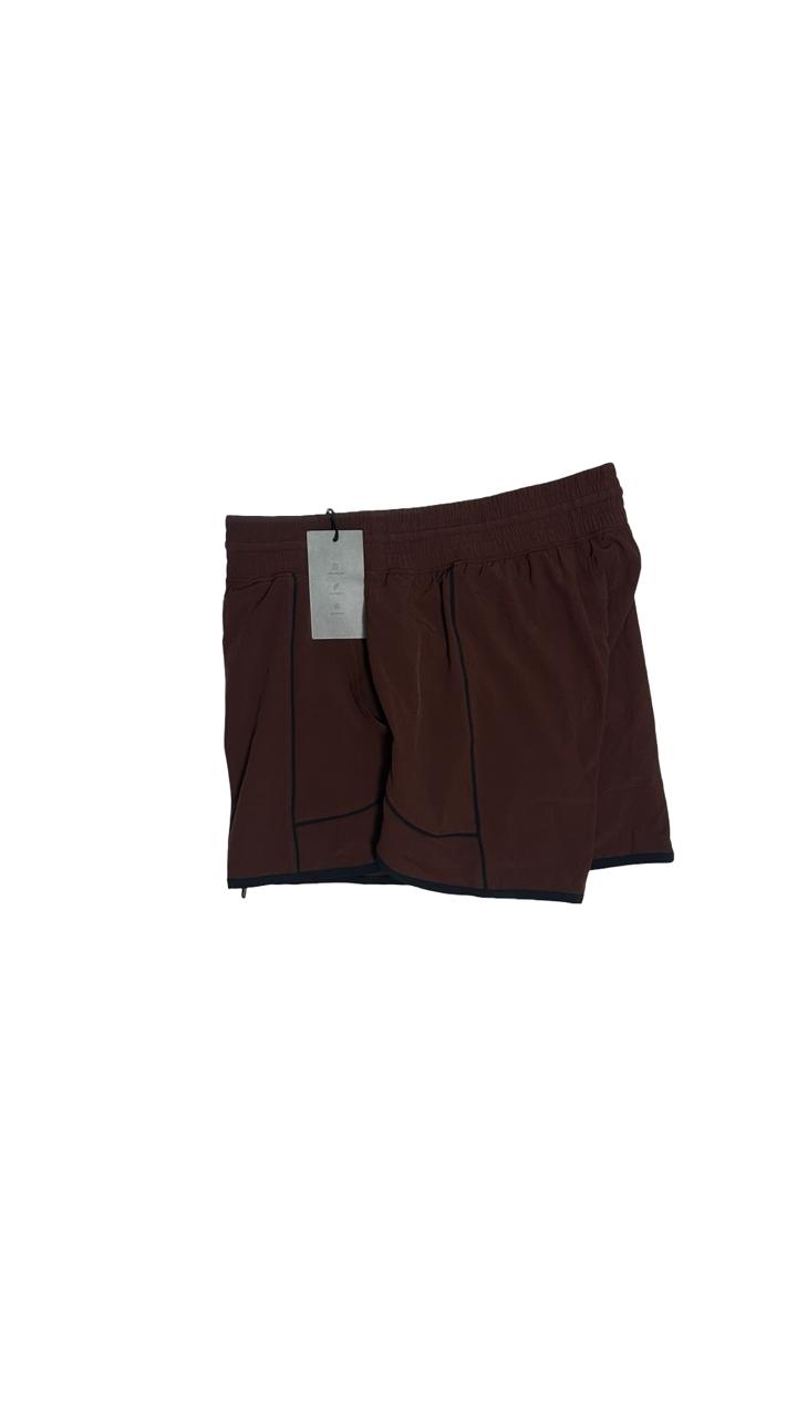 Abercrombie & Fitch XXL YPB Running Shorts W Bike Short Lining Brown Multi