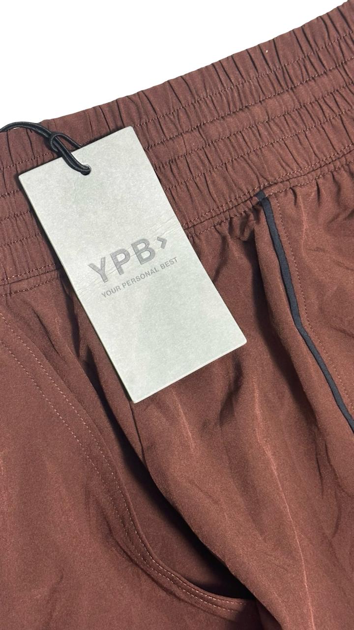 Abercrombie & Fitch XXL YPB Running Shorts W Bike Short Lining Brown Multi